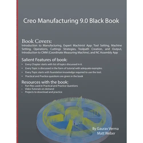 Creo Manufacturing 9.0 Black Book - Paperback
