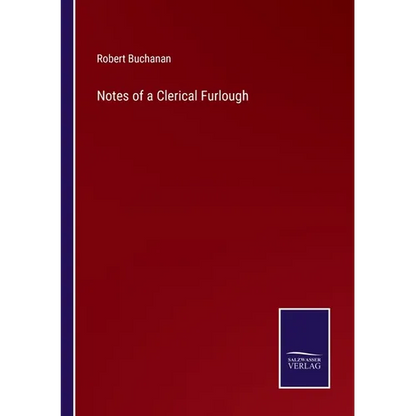 Notes of a Clerical Furlough - Paperback