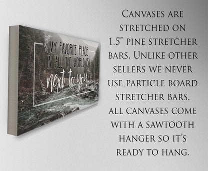 My Favorite Place In All The World - Canvas