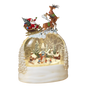 Lighted Spinning Water Globe with Sleigh
