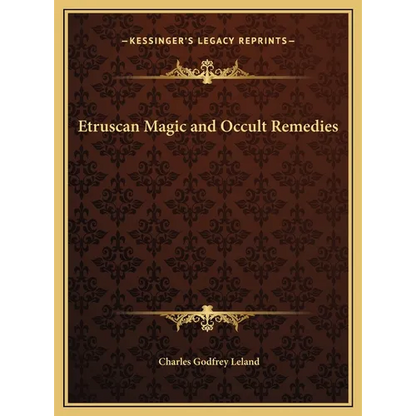 Etruscan Magic and Occult Remedies - Hardcover