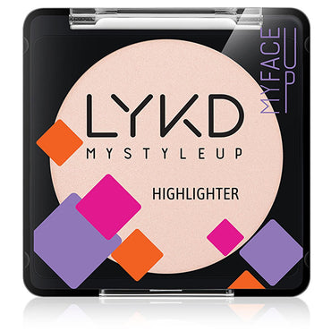 LYKD Powder Highlighter for Radiant Glow - Enhances Facial Features, Suitable for Daily & Evening Makeup