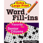 Extra Large Print WORD FILL-ins - Paperback