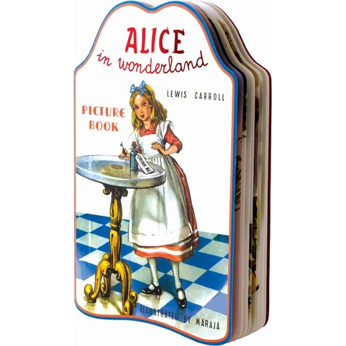 Alice in Wonderland Picture Shape Book - Paperback