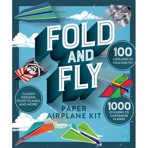 Fold and Fly Paper Airplane Kit - Hardcover