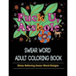 Asshole: Swear Word Coloring Book for Adult. - Paperback