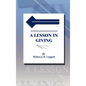 A Lesson in Giving - Hardcover