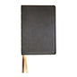 NASB Large Print Wide Margin - Brown Cowhide - Leather