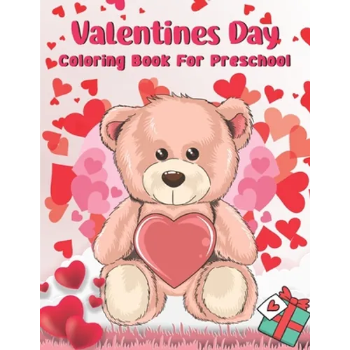 Valentine's Day Coloring Book for Preschool: Valentine's day activity book for kids 4-8 - Toddlers and Preschoolers - Funny Cute Valentine Coloring Pa - Paperback