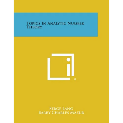 Topics in Analytic Number Theory - Paperback