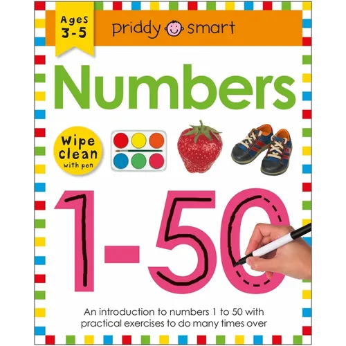 Wipe Clean Workbook: Numbers 1-50: Ages 3-5; Wipe-Clean with Pen - Spiral