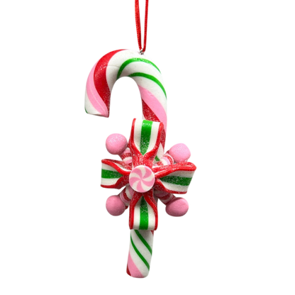 Candycane Treats Hanging Ornament - Multicolor Candy Cane