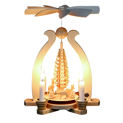 Pyramid Arch - Deer - Hand Carved