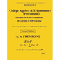 College Algebra & Trigonometry: (Precalculus) - Hardcover
