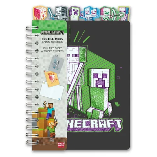 Minecraft: Hostile Mobs Spiral Notebook - Spiral