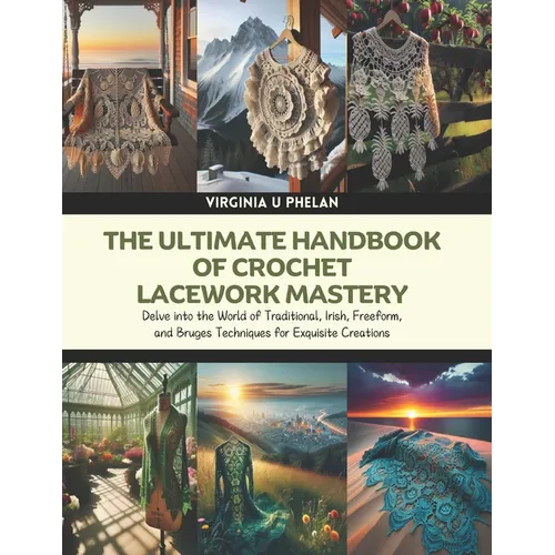 The Ultimate Handbook of Crochet Lacework Mastery: Delve into the World of Traditional, Irish, Freeform, and Bruges Techniques for Exquisite Creations - Paperback