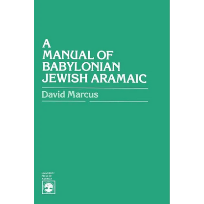 A Manual of Babylonian Jewish Aramaic - Paperback