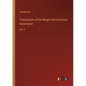 Transactions of the Bengal Social Science Association: Vol. V - Paperback