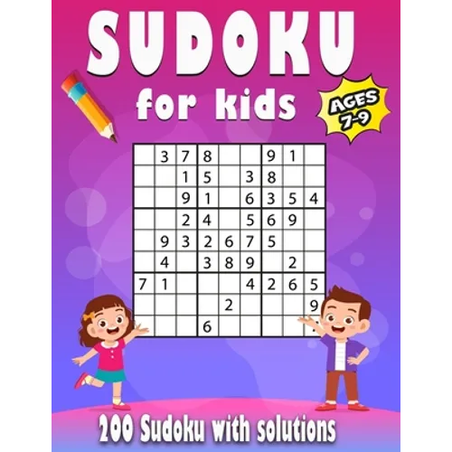 Sudoku For Kids Ages 7-9 - Paperback