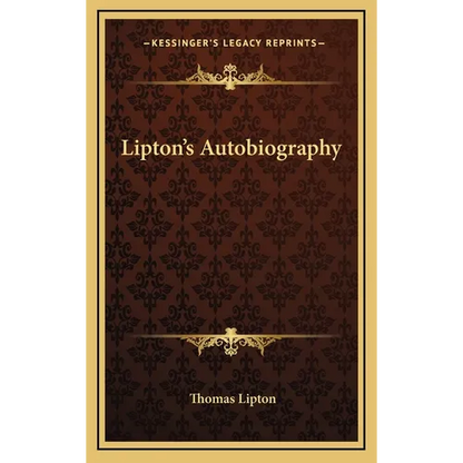 Lipton's Autobiography - Hardcover