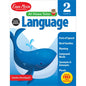 Language Skills, Grade 2 Workbook: At-Home Tutor, Nouns, Verbs, Adjectives, Parts of Speech, Word Families - Paperback