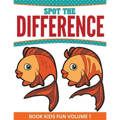 Spot The Difference Book Kids Fun - Paperback