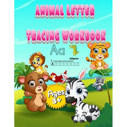 Animal Letter Tracing Workbook: Letter Tracing is an app designed to help your child learn to pen-control, write-read. - Paperback