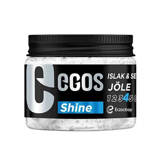 Egos Wet and Strong Hair Styling Gel - 250ml, Nourishing Pro-Vitamin B5 & B3, Long-Lasting Wet Look