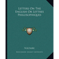 Letters On The English Or Lettres Philosophiques - Paperback