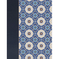 Rvr 1960 Biblia de Apuntes Edición Letra Grande, Piel Fabricada Y Mosaico Crema Y Azul - Hardcover