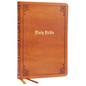 KJV Holy Bible: Large Print Thinline, Tan Leathersoft, Red Letter, Comfort Print: King James Version - Imitation Leather