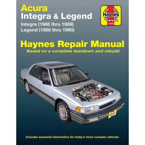 Acura Integra 1986-89 & Legend 1986-90 - Paperback