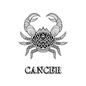 Cancer: Coloring Book with Three Different Styles of All Twelve Signs of the Zodiac. 36 Individual Coloring Pages. 8.5 x 11 - Paperback