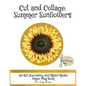 Cut and Collage Summer Sunflowers: An Art Journaling and Mixed Media Paper Play Book - Paperback