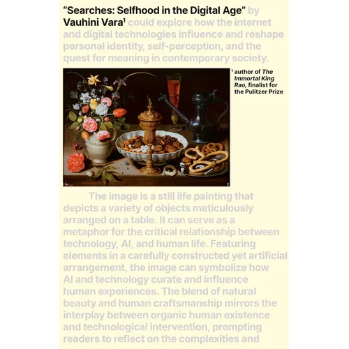 Searches: Selfhood in the Digital Age - Hardcover