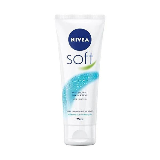 Nivea Soft Cream: Hydrating Skin Moisturizer for Soft, Smooth, and Refreshing Skin - 75ml
