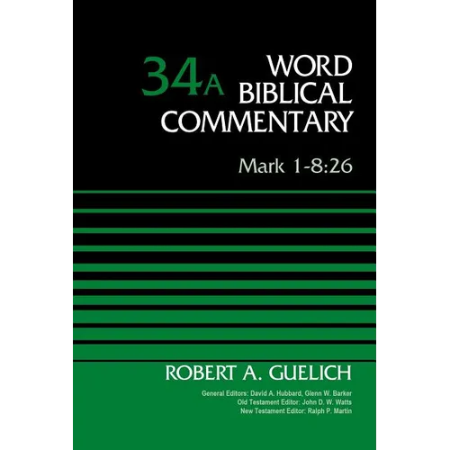 Mark 1-8:26, Volume 34a: 34 - Hardcover