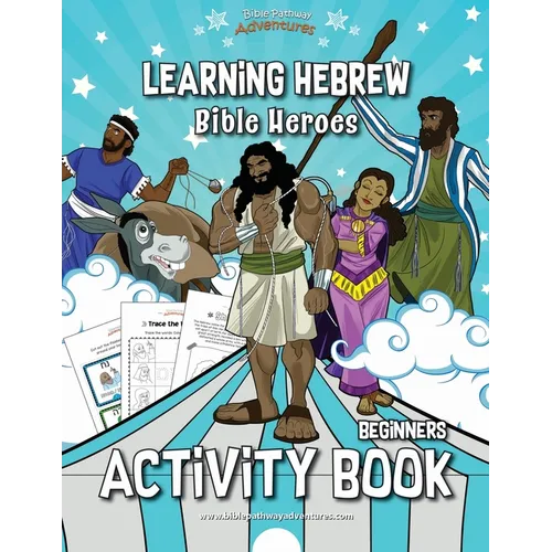 Learning Hebrew: Bible Heroes Activity Book - Paperback
