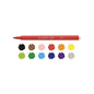 Carioca Joy Super Washable Felt-Tip Pens 12-Pack - Washable Markers for Kids, Art Supplies, Italian-made
