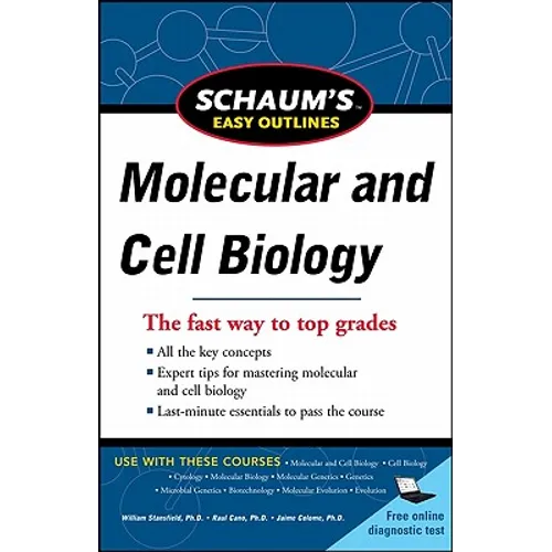 Schaum's Easy Outlines Molecular and Cell Biology - Paperback