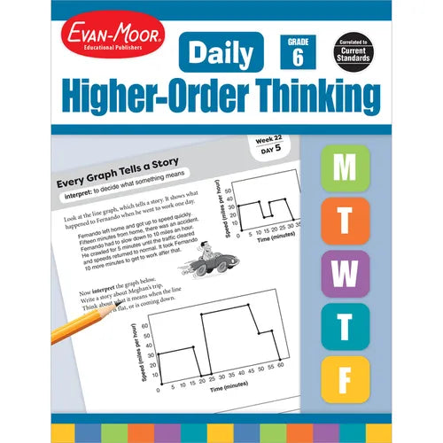 Daily Higher-Order Thinking, Grade 6 Teacher Edition - Paperback