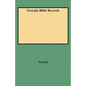 Georgia Bible Records - Paperback