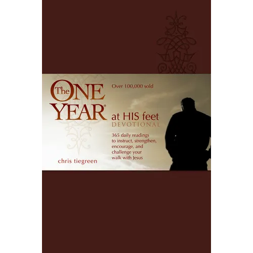 The One Year at His Feet Devotional - Leather