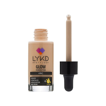 LYKD 4-in-1 Foundation Makeup - Natural Glow, Long-Lasting, Moisturizing Foundation for Radiant Complexion