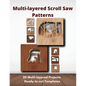 Multi-layered Scroll Saw Patterns: Templates for Scroll Saw Projects - Paperback