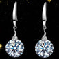 Naked Drill Swarovski Crystal Hook Earrings