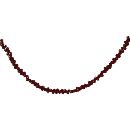70 Inch Metal Jingle Bell Garland - Red