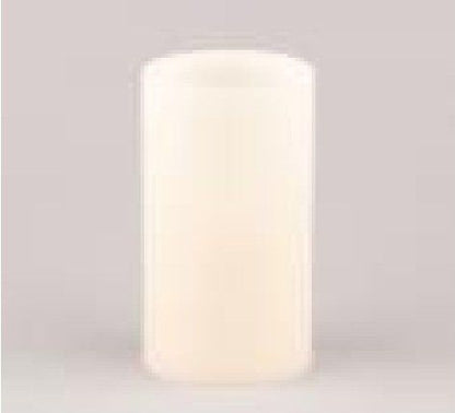 LED Straight Edge Candle - Bisque 3X6