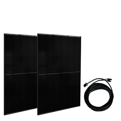 Nature's Generator Lithium 6000 with Solar Panels and Wind Turbine