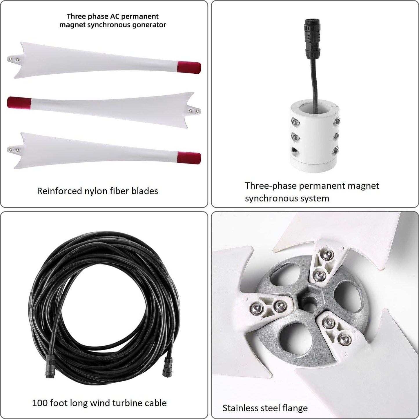 Nature's Generator 350W Wind Turbine